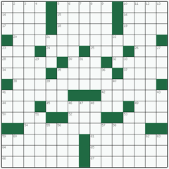American crossword №6: SANDMAN
