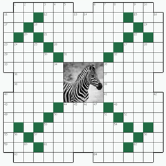 Crossword puzzle №15: ZEBRA
