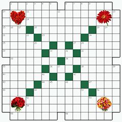Crossword puzzle №2: FLOWERS
