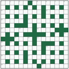 Cryptic crossword №38: SLALOM
