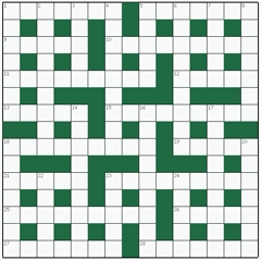 Cryptic crossword №46: MEASURING
