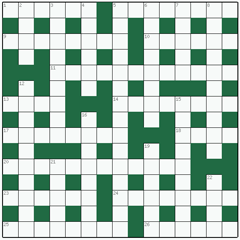 Cryptic crossword №6: WATTLE
