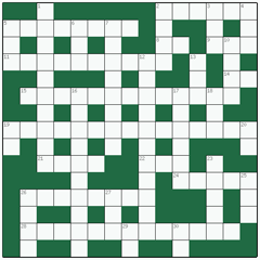 Freeform crossword №4: POTATO
