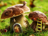 Free online Jigsaw puzzle N119: Fairytale house
