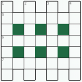  Free online Mini crossword №15: BOATMAN
