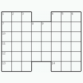  Free online Mini crossword №5: ADORNS
