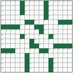 American crossword №10: TENACIOUS
