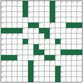 Free online American crossword №10: TENACIOUS
