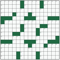 American crossword №25: INTERCHANGEABLE
