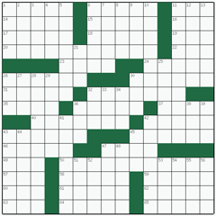 American crossword №26: MICROCREDIT
