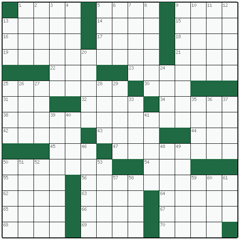 American crossword №28: PITHECANTHROPUS
