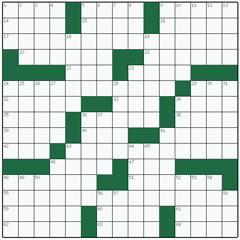 American crossword №29: ARRANGEMENT
