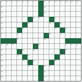 Free online American crossword №4: IMITATOR
