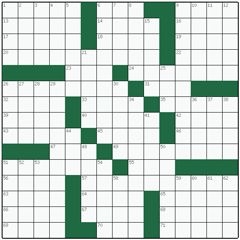 American crossword №45: SACROSANCT
