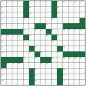 Free online American crossword №53: HERBAL
