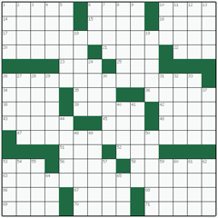 American crossword №55: INDIVIDUALISTS
