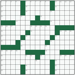 American crossword №57: ORANGE JUICE
