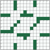 Free online American crossword №57: ORANGE JUICE
