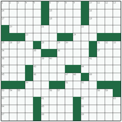 American crossword №58: MARKET RESEARCH
