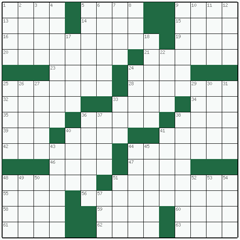 American crossword №69: SWIMMING
