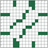 Free online American crossword №69: SWIMMING
