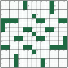 American crossword №71: STOMPER
