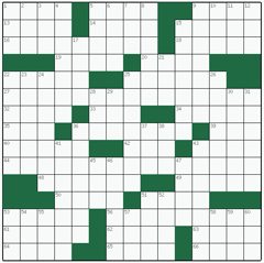 American crossword №74: DEPARTMENT STORE
