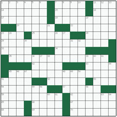 American crossword №78: CHARLES DICKENS
