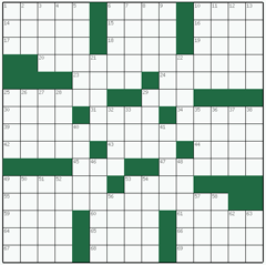 American crossword №79: ATLAS
