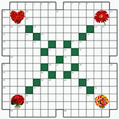 Free online Crossword puzzle №2: FLOWERS
