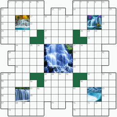 Crossword puzzle №6: WATERFALLS
