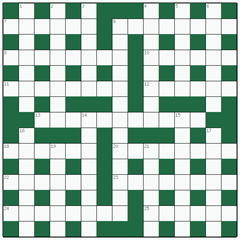 Cryptic crossword №2: ZOOLOGY
