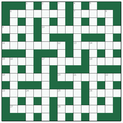 Cryptic crossword №25: PLASTIC ART
