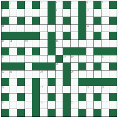 Cryptic crossword №34: SUNSHINE
