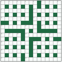 Cryptic crossword №42: MARTINI
