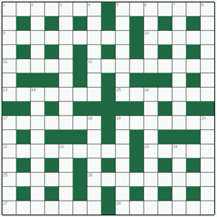 Cryptic crossword №51: MASTERFUL
