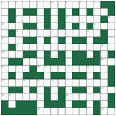 Free online Freeform crossword №14: TRAP-DOOR SPIDER
