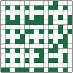 Freeform crossword №15: LEGITIMACY

