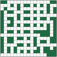 Freeform crossword №16: ALL-TERRAIN VEHICLE
