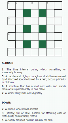 Print crossword puzzle for free